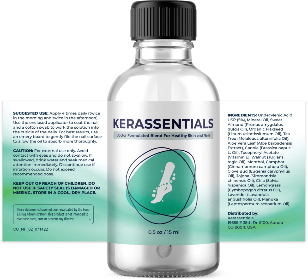 Kerassentials Product Label